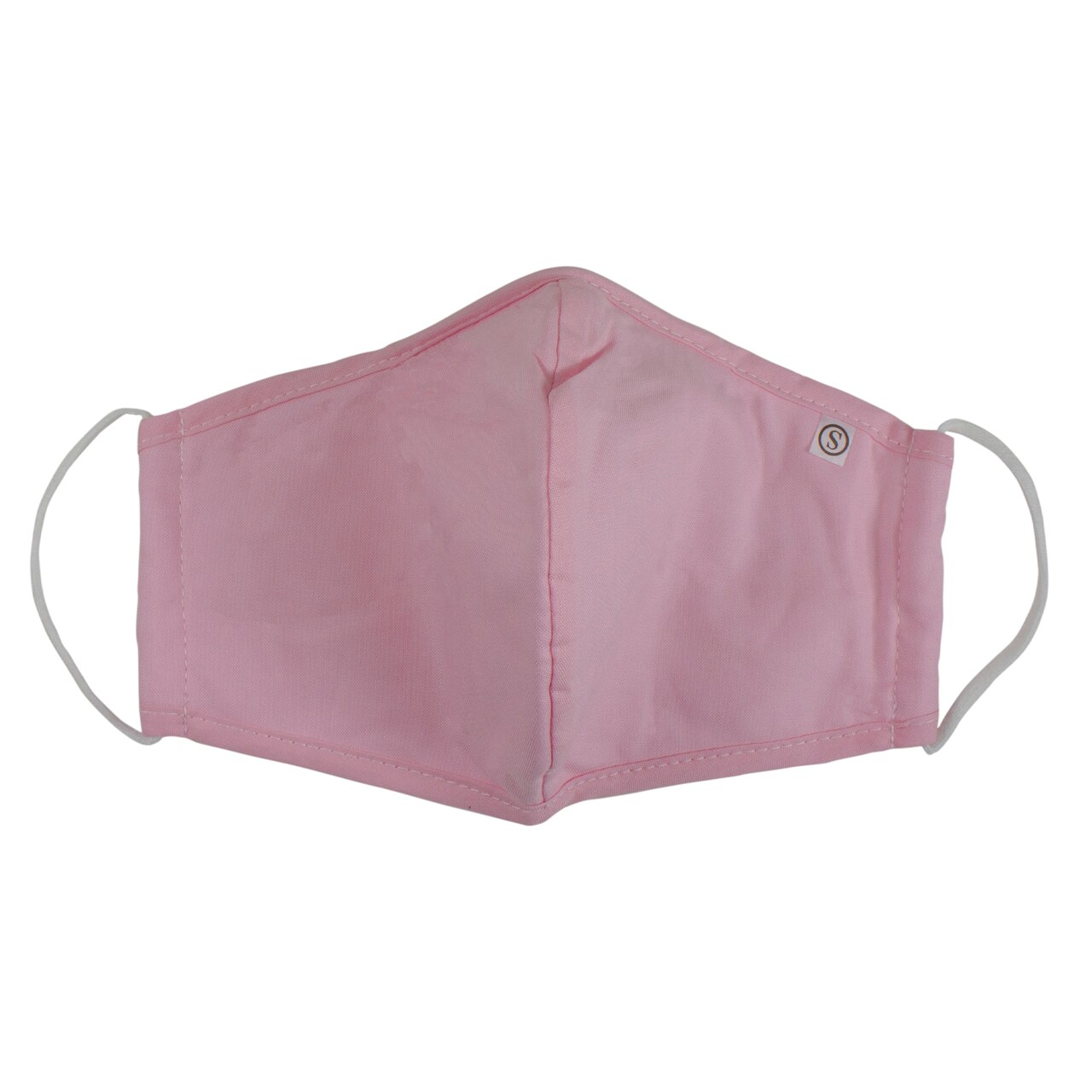 Northlight Pack of 5 Pink 3 Ply Reusable Fabric Face Masks with Seam